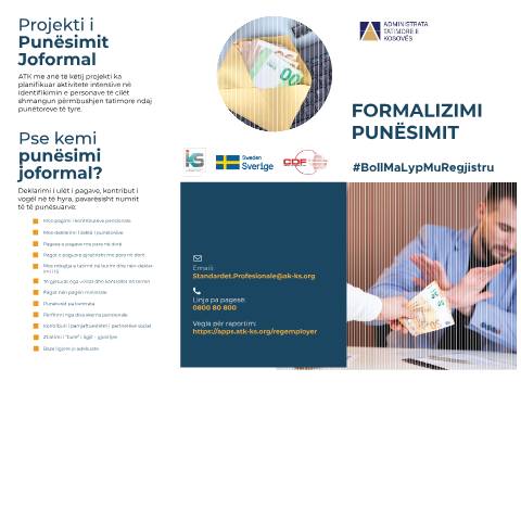 Document preview: Formalizimi Punësimit — Fletepalosje, Kosovë