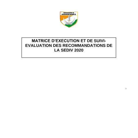 Aperçu du document Télécharger — Document douanier officiel, Côte d'Ivoire
