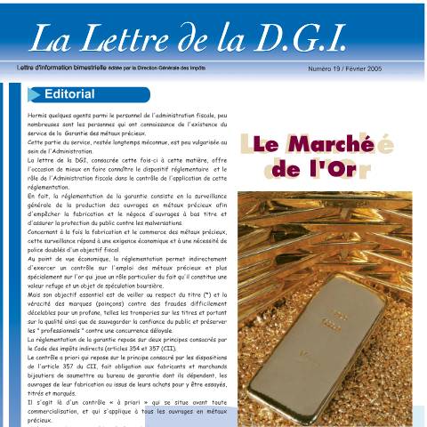 Aperçu du document LDGI 19 — Lettres de la DGI, Algérie (CERFA n°LDGI 19)