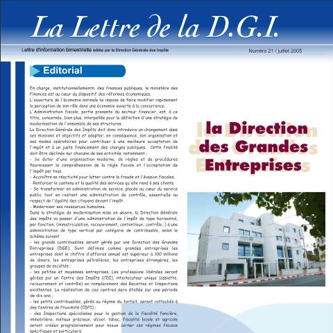Aperçu du document LDGI 21 — Lettres de la DGI, Algérie (CERFA n°LDGI 21)