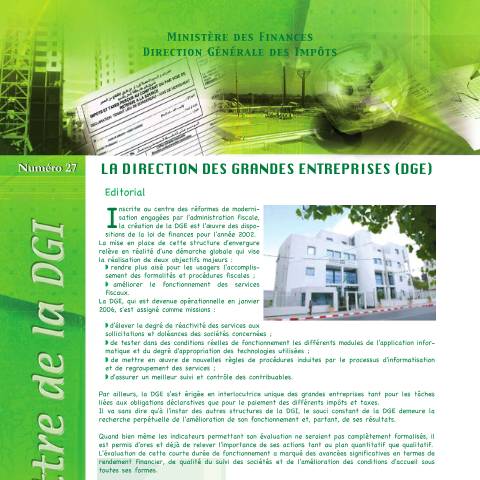 Aperçu du document LDGI 27 — Lettres de la DGI, Algérie (CERFA n°LDGI 27)