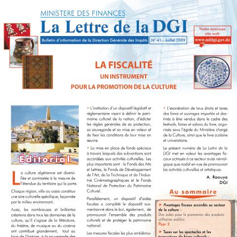 Aperçu du document LDGI 41 — Lettres de la DGI, Algérie (CERFA n°LDGI 41)