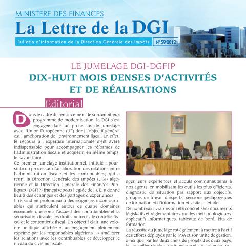 Aperçu du document LDGI 59 — Lettres de la DGI, Algérie (CERFA n°LDGI 59)