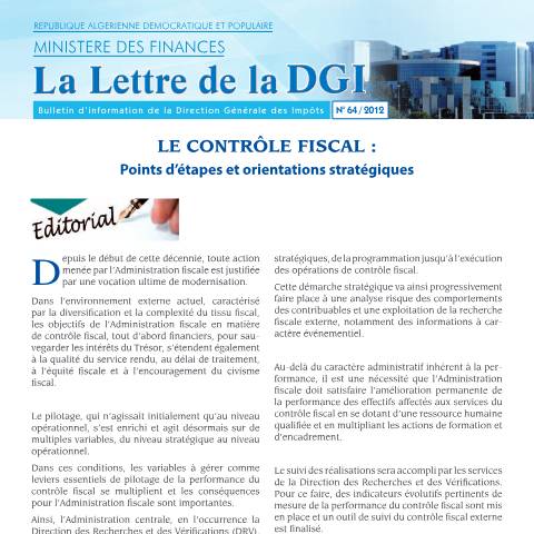 Aperçu du document LDGI 64 — Lettres de la DGI, Algérie (CERFA n°LDGI 64)