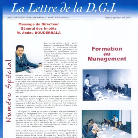Aperçu du document LDGI n Special formation — Lettres de la DGI, Algérie (CERFA n°LDGI n Special formation)