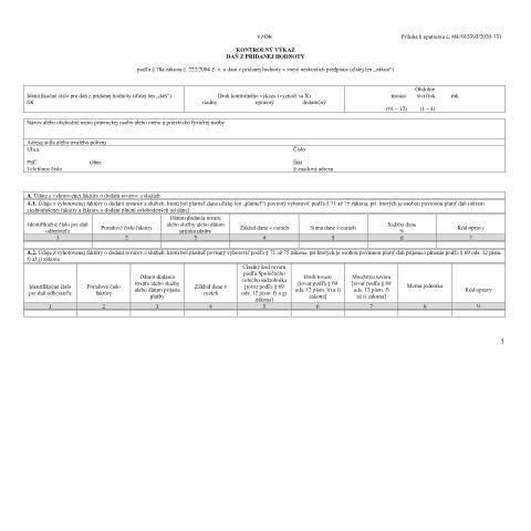 Document preview: KVDPHv23 — Iné, Slovensko (CERFA n°KVDPHv23)