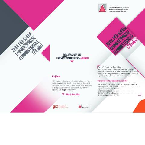 Document preview: Zyra për gjoba dhe ndëshkime administrative — Fletepalosje, Kosovë