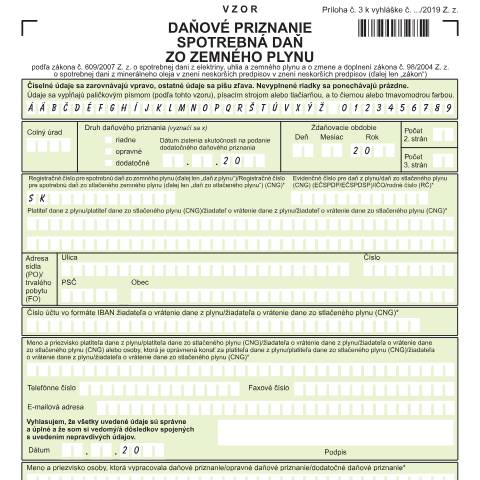 Document preview: SPDZPv20 — Iné, Slovensko (CERFA n°SPDZPv20)