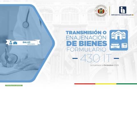 Vista previa del documento TEXTO ENAJENACION — Transmisión o enajenación de bienes (Form 430 IT), Bolivia