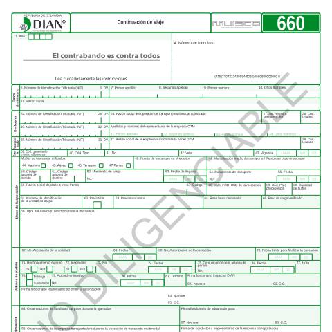 Vista previa del documento Continuación de viaje — Año 2018, Colombia (CERFA n°F660-2018)