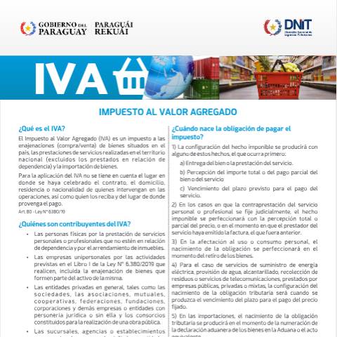 Vista previa del documento IVA Cartilla 6.08.24 — Iva, Paraguay