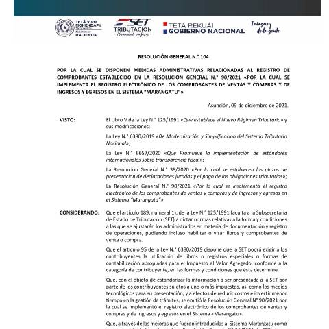 Vista previa del documento RGN104 1 — Irp, Paraguay