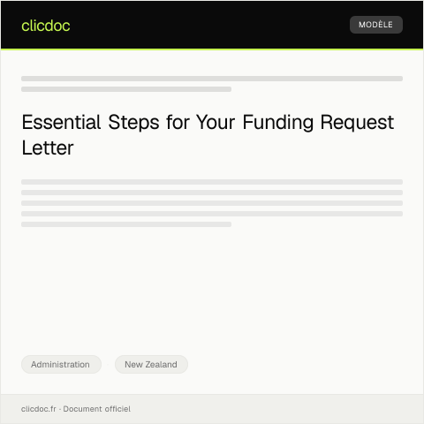 Document preview: Request for Funding Application Guidance from the Tindall Foundation — Administration, New Zealand