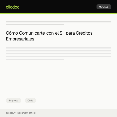 Vista previa del documento Gestión de Créditos y Financiamiento Empresarial — Empresa, Chile