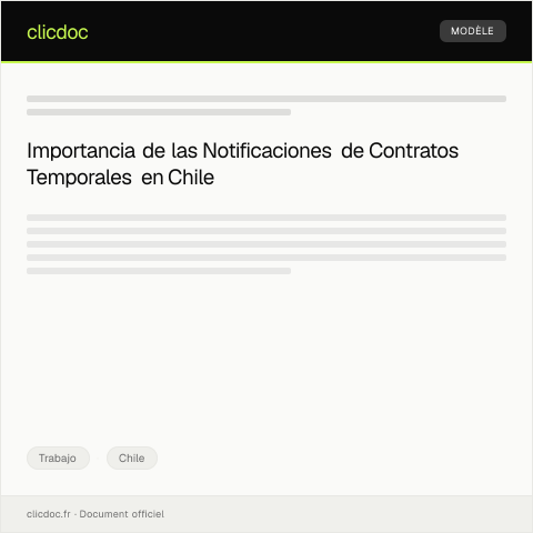Vista previa del documento Gestión de Notificaciones de Contratos Temporales — Trabajo, Chile