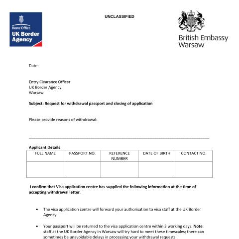 Document preview: Get visa documents back: Warsaw — UK Visas and Immigration, United Kingdom
