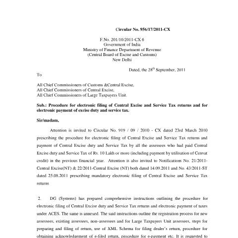 Document preview: 956 17 2011 — gst, India (CERFA n°956_17_2011)