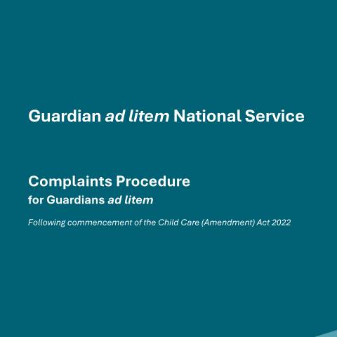 Document preview: Application to avail of transition as a Guardian ad litem under section 35Q — Complaints Procedure Guardian ad litem National Service 1 — Department of Children, Disability and Equality, Ireland