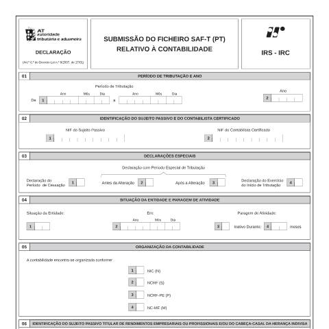 Pré-visualização do documento Submissao_SAF_T_PT_2019_e_seguintes — IES / Declaracao Anual, Portugal