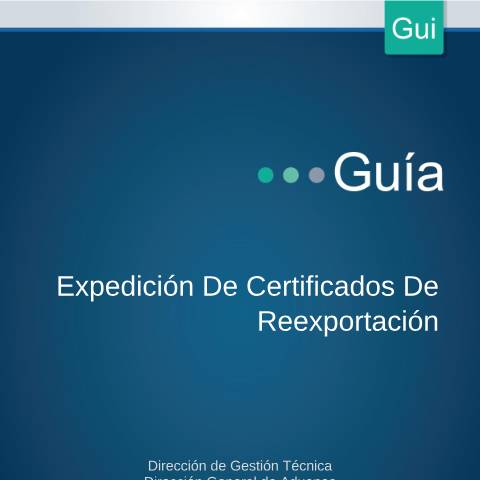 Vista previa del documento MH DGA PRO 03 GUI 001 Guiaexpedicioncertifreexportacion — Guía / Paso a paso, Costa Rica (CERFA n°MH-DGA-PRO03-GUI-001Guiaexpedicioncertifreexportacion)