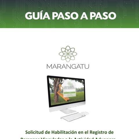 Vista previa del documento Guía Paso a Paso - Solicitud de Habilitación en el Registro PVAA - Importador Ocasional sin RUC o con estado del RUC Cancelado (1) — Guias / RUC, Paraguay