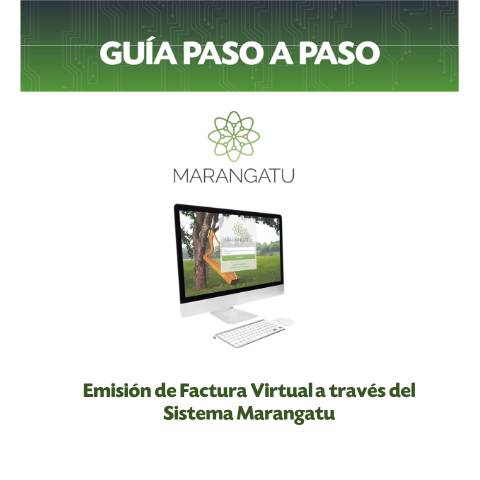 Vista previa del documento Guia paso a paso Nuevo Marangatu - Emisión de Facturas Virtuales a través del Sistema Marangatu — Guias, Paraguay
