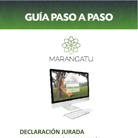 Vista previa del documento Guia paso a paso- Hechauka Versión 3.2.2. Declaración Jurada Informativa — Guias / IVA, Paraguay