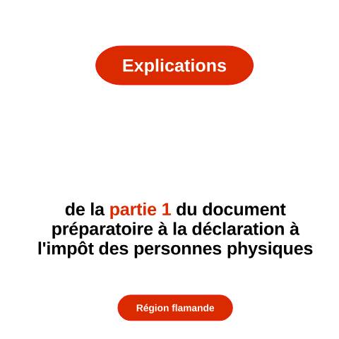 Aperçu du document Partie 1 - Région flamande — Explications de la déclaration - années antérieures, Belgique (CERFA n°explications-partie-1-rf-2025)