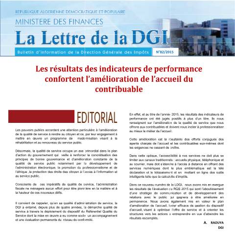 Aperçu du document LDGI-82 — Lettres de la DGI, Algérie (CERFA n°LDGI 82)