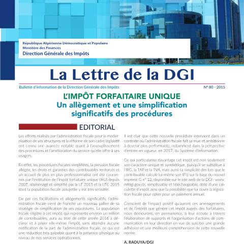Aperçu du document LDGI_IFU — Lettres de la DGI, Algérie (CERFA n°LDGIIFU)