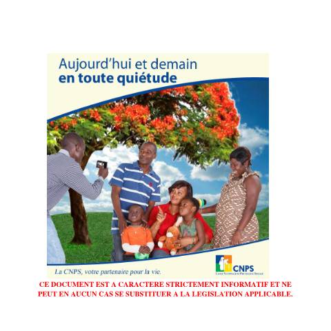 Aperçu du document GUIDE ASSURE SOCIAL — Document CNPS (prévoyance sociale), Côte d'Ivoire