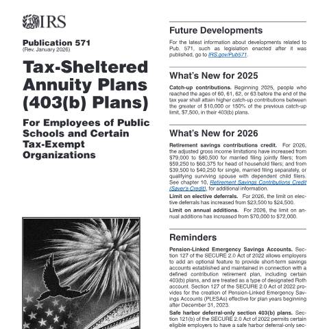 Document preview: IRS Publication p571 — IRS, United States (CERFA n°PUB-571)