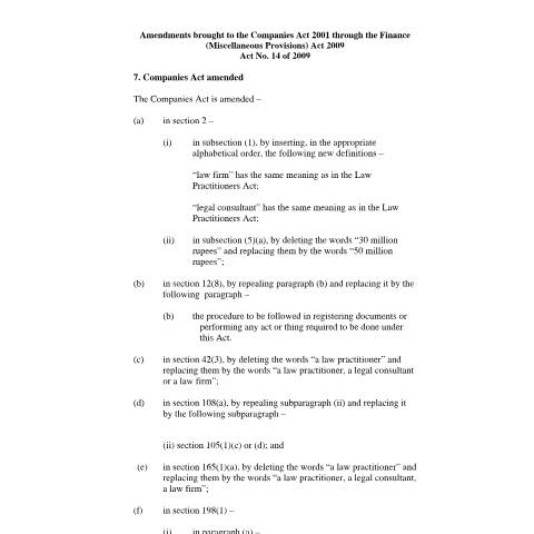 Document preview: amdfin09 — Document, Mauritius (CERFA n°amdfin09)