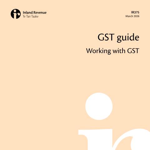 Document preview: IR375 — GST (goods and services tax), New Zealand (CERFA n°IR375)