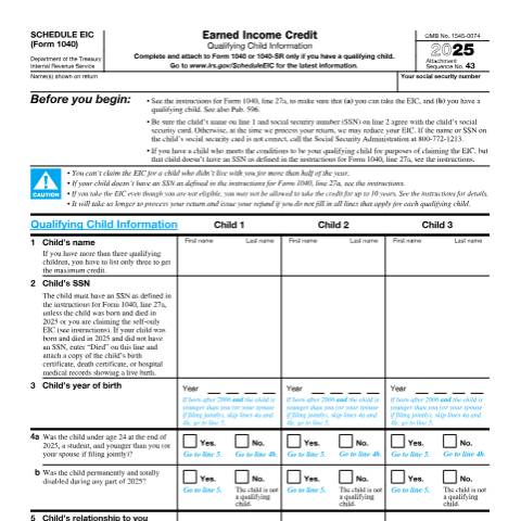 Document preview: IRS Form f1040sei — IRS, United States (CERFA n°1040SEI)