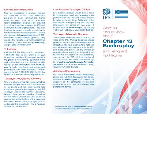 Document preview: IRS Publication p5082 — IRS, United States (CERFA n°PUB-5082)