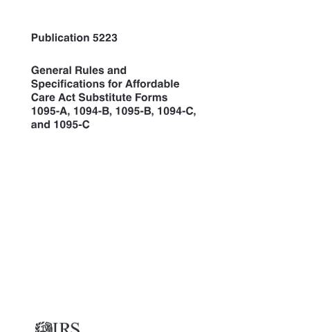 Document preview: IRS Publication p5223 — IRS, United States (CERFA n°PUB-5223)
