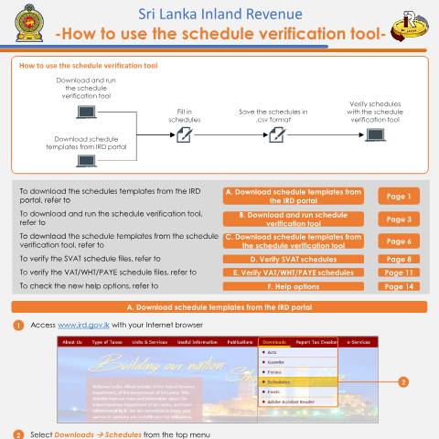 Document preview: Detailed quick guide — Tools, Sri Lanka