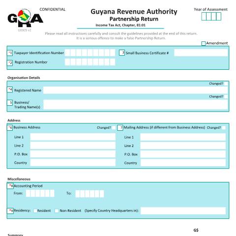 Document preview: G0005 Partnership v2 — Administrative Forms, Guyana