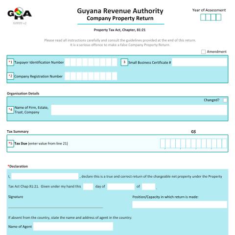 Document preview: G0009 CPT v2 — Administrative Forms, Guyana