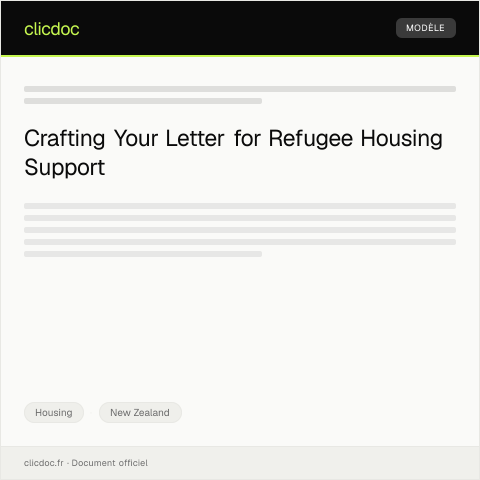 Document preview: Housing Assistance for Refugees / Tautoko whare mō ngā rēhitatanga whakaoranga — Housing, New Zealand