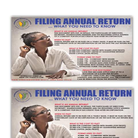 Document preview: How to File Annual Returns — Form, Jamaica (CERFA n°Filing Annual Returns)