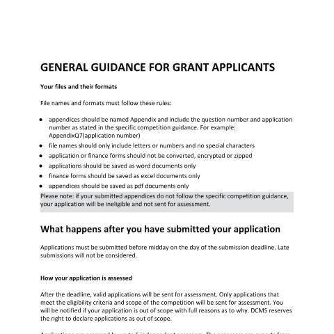 Document preview: Industrial 5G Testbeds and Trials: Competition Guidance and Supporting Documents — Department for Science, Innovation and Technology, Department for Digital, Culture, Media & Sport, United Kingdom