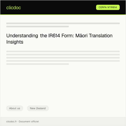 Document preview: Inland Revenue's Charter - Māori translation — About us, New Zealand (CERFA n°IR614)
