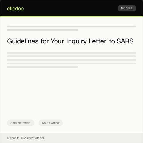 Document preview: Inquiry About Status of Pending Court Case at Local Magistrate’s Court — Administration, South Africa
