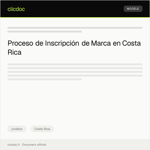 Vista previa del documento Inscripción de Marca ante el Registro de Propiedad Industrial — Jurídico, Costa Rica
