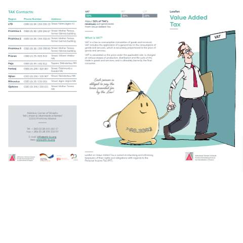 Document preview: Value Added Tax — Flyers, Kosovë