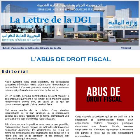 Aperçu du document LDGI_93 — Lettres de la DGI, Algérie (CERFA n°LDGI93)