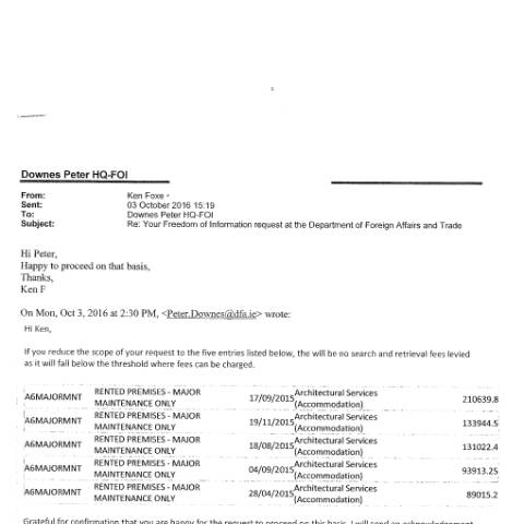 Document preview: FOI Request 16/141 — foi request 16141 — Department of Foreign Affairs, Ireland