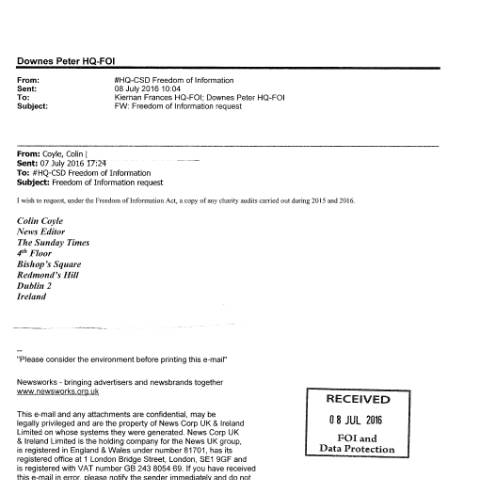 Document preview: FOI Request 16/098 — foi request 16098 — Department of Foreign Affairs, Ireland
